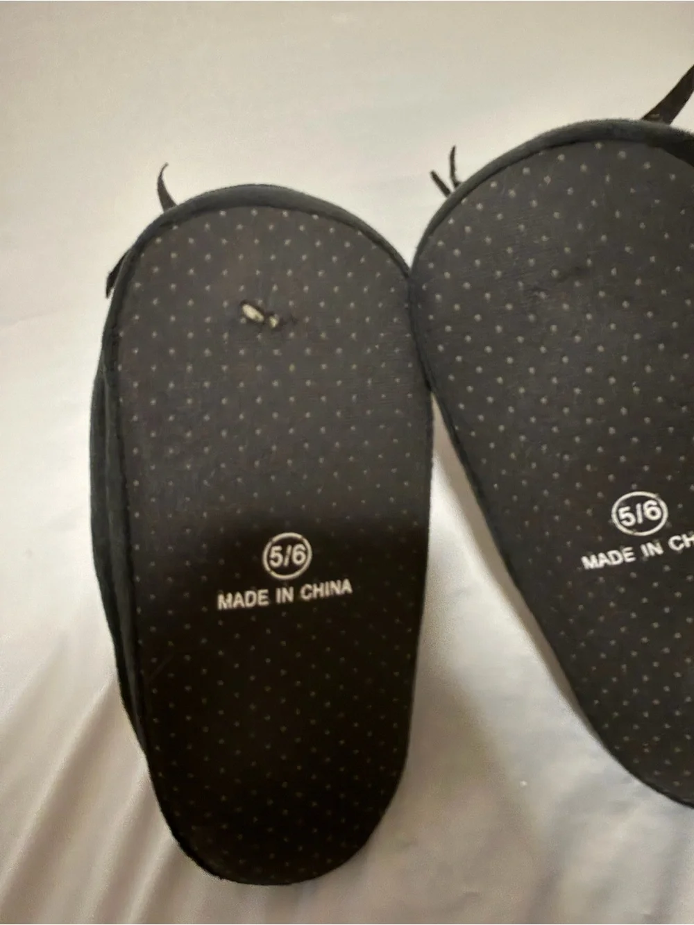 Jack Skellington kids slippers/walmart size 5/6